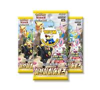 Evolving Skies Lot de 3 boosters Coréens Héros d'Évoli | Authentifié TCYM | Cartes Pokémon Coréennes | Booster Packs Pokémon Ciel Évoluant | Épée et Bouclier Pokémon