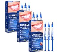 Evolvion Gumrevive Gel de Réparation Parodontale | Sans Alcool et Peroxyde, Saveur De Menthe Fraîche, Correcteur de Couleur, Soin Buccal Doux Sans Alcool