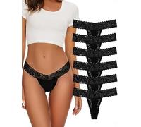 Evolyline Strings & Tangas pour femme - String en coton - String pour femme - String sexy - Tanga - Dentelle - Coton - Pour femme - Sous-vêtements pour femme - String en dentelle - Sous-vêtements pour