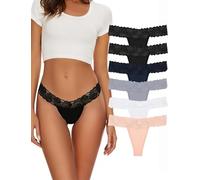 Evolyline Strings & Tangas pour femme - String en coton - String pour femme - String sexy - Tanga - Dentelle - Coton - Pour femme - Sous-vêtements pour femme - String en dentelle - Sous-vêtements pour