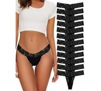 Evolyline Strings & Tangas pour femme - String en coton - String pour femme - String sexy - Tanga - Dentelle - Coton - Pour femme - Sous-vêtements pour femme - String en dentelle - Sous-vêtements pour