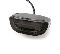 evomosa Feu arrière de moto, feu stop rouge universel LED intègrent les clignotants séquentiels à l'arrière des feux stop (Black)