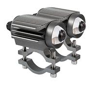 evomosa Phares antibrouillard moto Phares supplémentaires à LED pour phares moto Auto ATV Lumière blanche de conduite