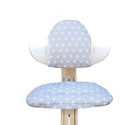Evomove BESCHICHET Happy Star Ensemble de coussins pour chaise haute Nomi Gris