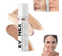 Evonex Age Defy Fond de teint, crème hydratante anti-âge teintée, sérum de fond de teint pour femme, teinte universelle, protection solaire teintée pour le visage avec léger (1 pièce)