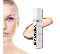 Evonex Age Defying Foundation, Evonex Age Defying Serum, Fond de teint pour femme, Crème hydratante teintée anti-âge, Teinte universelle, Couverture légère et transparente (1pcs)