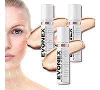 Evonex Age Defying Makeup, Evonex Age Defy Foundation, Crème hydratante teintée anti-âge, Sérum fond de teint pour femme, Teinte universelle, Crème solaire teintée légère pour le visage (3Pcs)