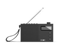 Radio-Réveil Egy Noir - FM et Radio Dab+ - Batterie Piles/USB - 2 Alarmes Noir