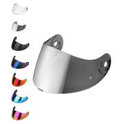 EvoParts Visière Compatible avec X-lite x803 - x802 - x802r - x802rr - x702 - x661 - x603 (non x804) Pinlock prête (Argent)