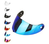 EvoParts Visière Compatible avec X-lite x803 - x802 - x802r - x802rr - x702 - x661 - x603 (non x804) prête pour Pinlock (Bleu)