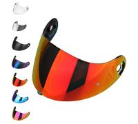 EvoParts Visière Compatible avec X-lite x803 - x802 - x802r - x802rr - x702 - x661 - x603 (pas x804) prête pour Pinlock (Rouge)