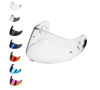 EvoParts Visière compatible avec X-lite x803 - x802 - x802r - x802rr - x702 - x661 - x603 (sans x804) pinlock prêt (transparent)