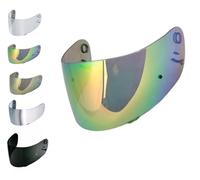 EvoParts Visière compatible Shoei Cx1v Xr1000 - Multitec - Raid 2 - X Spirit 1 Pinlock Ready (Arc-en-ciel)