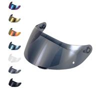 EvoParts Visière GT4-1 GT4-2 pour casque compatible AGV K1 K1S K5 K5S pinlock ready (Noir 30%, XXS-XS-S-MS-M)