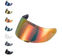 EvoParts Visière GT4-1 GT4-2 pour casque compatible AGV K1 K1S K5 K5S pinlock ready (Rouge, L-ML-XL-XXL)