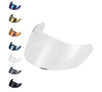 EvoParts Visière GT4-1 GT4-2 pour casque compatible AGV K1 K1S K5 K5S pinlock ready (Transparent, L-ML-XL-XXL)
