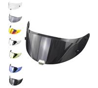 EvoParts Visière Hj-26 pour casque Hjc Rpha 70 - Rpha 11 pinlock prêt et tear off prêt (noir 80%)