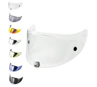 EvoParts Visière Hj-26 pour casque Hjc Rpha 70 - Rpha 11 prêt pour Pinlock et déchirable (Transparent)