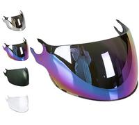 EvoParts Visière pour casque LS2 OF562 AIRFLOW (no airflow 2) (Transparent) (Arc-en-ciel)