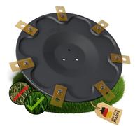 EvoSign Lot de 7 assiettes à couteaux en plastique renforcé de fibre de verre pour ECOVACS GOAT (G1, G1-800, G1-2000, O500/O800 RTK, O1200 RTK, GX-600) - Avec lames, prêt à monter