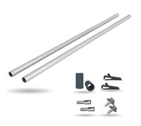 EVOTRADE Delinia Leroy Merlin Pièces de rechange pour tiroir intérieur de salle de bain et cuisine avec rails de guidage 270/480 mm