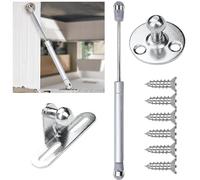 EVOTRADE Entraxe 247 mm - Piston à gaz - Ouverture à descendre vers le bas - Bras ressort pour ouverture descente portes mobiles (10 kg)