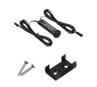 Evotrade Interrupteur de Mouvement IR ON/OFF Commutateurs Infrarouges à Double Utilisation Capteur de Lumière pour Bâtiments Publics Hôtel Appartements (Noir)