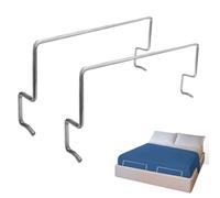 Evotrade - Lot de 2 Arrêts de Matelas à Emboîtement pour Lit Coffre, Fixation Latérale et Frontale, Compatible avec Kit Rehausseur de Sommier