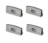 Evotrade Lot de 4 bouchons d'extrémité pour conduit LED MINI - Seuls les bouchons compatibles avec conduit Mini, parfaits pour finir l'éclairage moderne des ambiances, des cuisines et des séjours