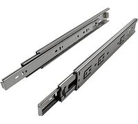 Evotrade Paire de glissières coulissantes H45 à billes avec fermeture standard - Rails de tiroir avec extraction totale - Capacité de 50 kg (350 mm)