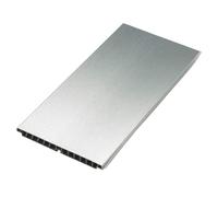 Evotrade - Plinthe de cuisine - Plinthe de profil L 2,5 m en PVC | Hauteur et couleurs au choix + accessoires (2 embouts d’angle à 90° + 1 raccord) Fabriqué en Italie