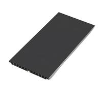 Evotrade Sockcolo Cucina - Profil plinthe L 2,5 m en PVC | hauteur et couleurs au choix + accessoires (2 bouchons d'angle 90° + 1 jonction) Made in Italy