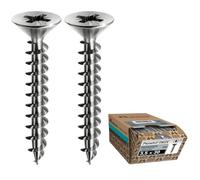 EVOTRADE Vis Panelvit INOX avec technologie anti-corrosion et anti-rouille pour environnements extérieurs, marins et industriels - autotaraudeuses, autoperceuses et lubrifiées (4 x 60 fils. Partiel)