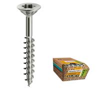 Evotrade Vis TORX partiellement filetées pour bois Panelvit TX autotaraudeuses sans prétrou lubrifiées anti-corrosion + Hommage un bit T20 par emballage