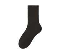 EVPCPWTYZY Chaussettes mi-hautes for femmes, automne et hiver, en velours épais, chaudes et respirantes, avec semelle en serviette, for le sport(Black)