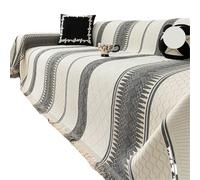 EVPCPWTYZY Housse de canapé Universelle en Tissu for Toutes Les Saisons, Moderne, Simple, Verte, Serviette, Un Morceau Entier de Couverture complète(Gray,180 * 130cm)