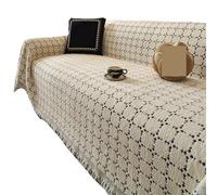 EVPCPWTYZY Serviette de canapé en Peluche d'hiver, Housse complète, épaisse, Douce et Confortable, Lavable en Machine(D,180 * 280cm)