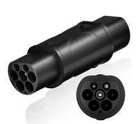 EVPEIWE Adaptateur EV Type 2 vers GBT, 380V 32A (3 Phases) IEC 62196-2 vers GBT EV Adaptateur de Chargeur pour Véhicule Électrique,Type 2 to GB/T EV Connecteur