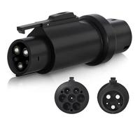 Evpeiwe Ev Charging Cable Adapter With Anti-Theft Clip, Type2 To Type1 Electric Car, 1632a Ev Charger Connector (Iec62196 To Sae J1