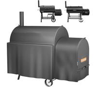 EVRBUL Housse de fumoir compatible avec fumoir décalé Oklahoma Joe's Longhorn Highland Highland, housse de barbecue imperméable et robuste, 420D, 162,6 x 94 x 142,2 cm (L x l x H), remplace