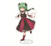 EVRNSAD Figure Stand Acrylique pour As The Demon King, I Have Married a Slave elf. How Should I Express My Love?, 16cm Double Face Anime Figurine Présentoir Acrylique Fans d'Anime Cadeau Ornementsles