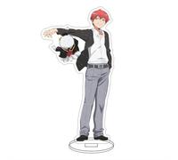 EVRNSAD Figure Stand Acrylique pour Assassination Classroom, 16cm Double Face Anime Figurine Présentoir Acrylique Fans d'Anime Cadeau Ornementsles,5