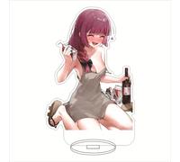 EVRNSAD Figure Stand Acrylique pour Bocchi The Rock, 16cm Double Face Anime Figurine Présentoir Acrylique Fans d'Anime Cadeau Ornementsles,4