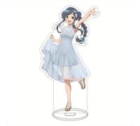 EVRNSAD Figure Stand Acrylique pour Bottom-Tier Character Tomozaki, 16cm Double Face Anime Figurine Présentoir Acrylique Fans d'Anime Cadeau Ornementsles,5