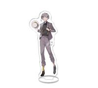 EVRNSAD Figure Stand Acrylique pour Bungo Stray Dogs, 15cm Double Face Anime Figurine Présentoir Acrylique Fans d'Anime Cadeau Ornementsles,8