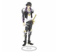 EVRNSAD Figure Stand Acrylique pour Cautious Hero: The Hero is Overpowered But Overly Cautious, 16cm Double Face Anime Figurine Présentoir Acrylique Fans d'Anime Cadeau Ornementsles,4