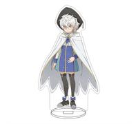 EVRNSAD Figure Stand Acrylique pour Even Given The Worthless Appraiser Class, I'm Actually The Strongest, 16cm Double Face Anime Figurine Présentoir Acrylique Fans d'Anime Cadeau Ornementsles,4