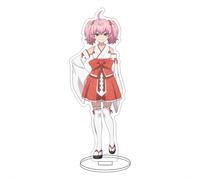 EVRNSAD Figure Stand Acrylique pour Even Given The Worthless Appraiser Class, I'm Actually The Strongest, 16cm Double Face Anime Figurine Présentoir Acrylique Fans d'Anime Cadeau Ornementsles,6