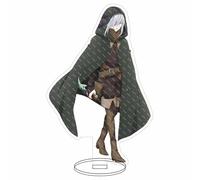 EVRNSAD Figure Stand Acrylique pour I'm Quitting Heroing, 15cm Double Face Anime Figurine Présentoir Acrylique Fans d'Anime Cadeau Ornementsles,2