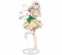 EVRNSAD Figure Stand Acrylique pour Kaguya-sama: Love is War, 16cm Double Face Anime Figurine Présentoir Acrylique Fans d'Anime Cadeau Ornementsles,4